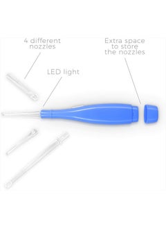 ORAVIX Oravix Tonsil Stone Remover, Fight Bad Breath, Easily Navigate Tonsil Crypts, Tonsil Stone Removal Tool with 3 Nozzles & LED Light, Tonsil Cleaner, Tonsil Stones Removal at Home, 2 Pack Curettage Pick  - Image 4