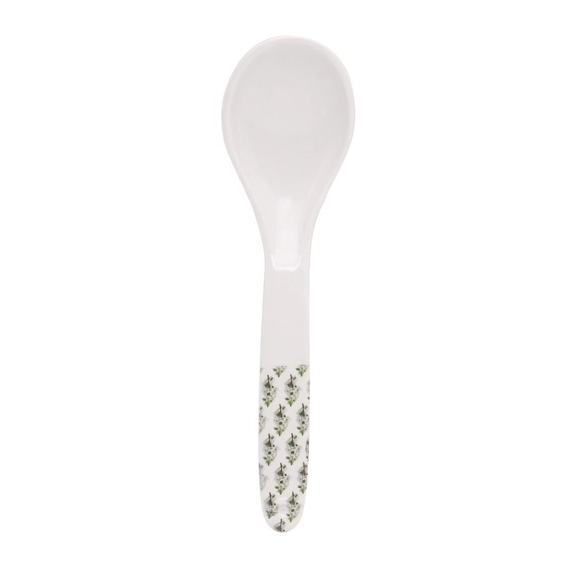 Bataniya Melamine Serving Spoon Set of 3 Piece, Lilly Floral - Image 2