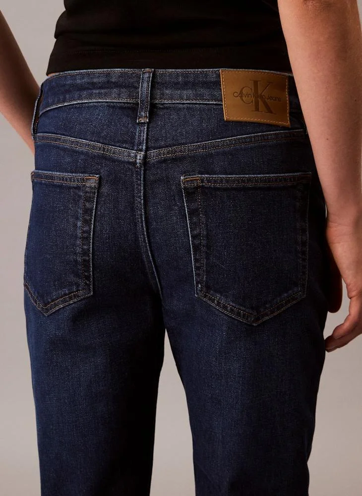 Calvin Klein Jeans  Casual Mid Rise Slim Fit Jeans for Women | Best Price UAE