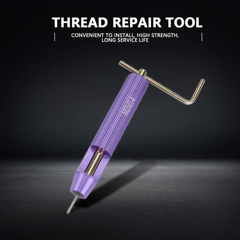 Thread Repair Tool, Thread Repair Kit, Convenient Practical Professional Use for Repair Work General Purpose Automotive Repair - Image 3
