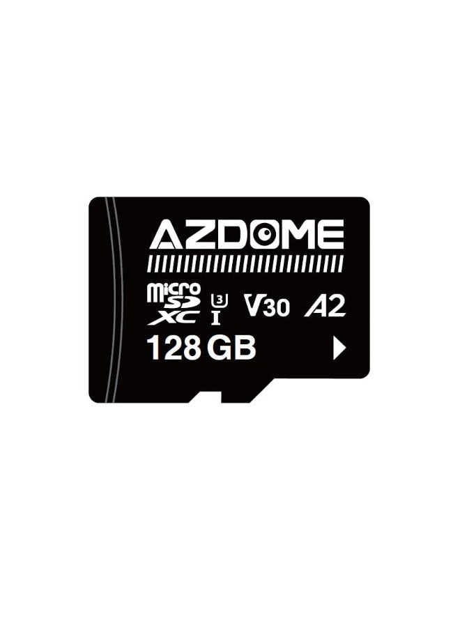 أزدوم بطاقة ذاكرة microSDXC MicroSDXC بسعة 128 جيجابايت لبطاقة ذاكرة MicroSDXC بسعة 128 جيجابايت لكاميرا Dash Cam M550 M550 M550 Pro M200 M330 M300S M01 Pro بدقة عالية كاملة و4K UHD، U3، A2، V30  - Image 1