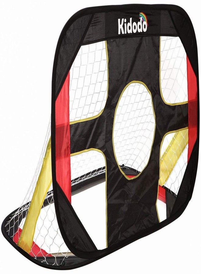 Kidodo Portable Soccer Goal Net Set - Pop Up Training Soccer Goals for Backyard - Indoor or Outdoor Versions - Easy Assembly - Great for Kids and Adults - Image 1