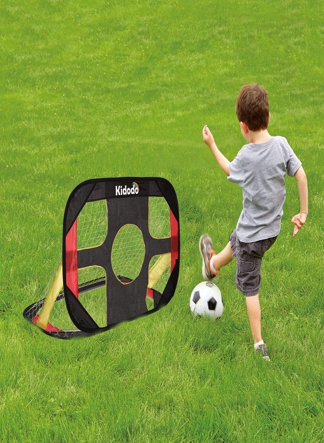 Kidodo Portable Soccer Goal Net Set - Pop Up Training Soccer Goals for Backyard - Indoor or Outdoor Versions - Easy Assembly - Great for Kids and Adults - Image 4