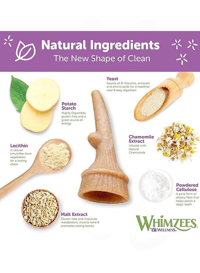 WHIMZEES Antler Natural Dental Chews for Dogs - S - Image 2