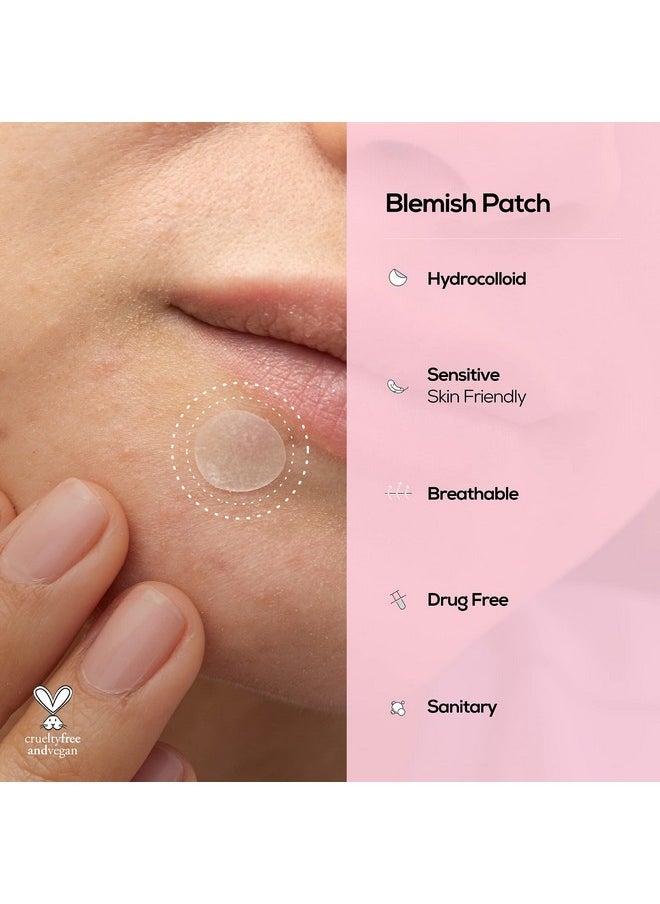 HANHOO - On The Go Blemish Patch Hydrocolloid Patches Blemish Spot Treatment Acne Stickers For Blemishes On The Face And Body Pimple Patch Dispenser Crueltyfree And Vegan 108 Patch Count - Image 1