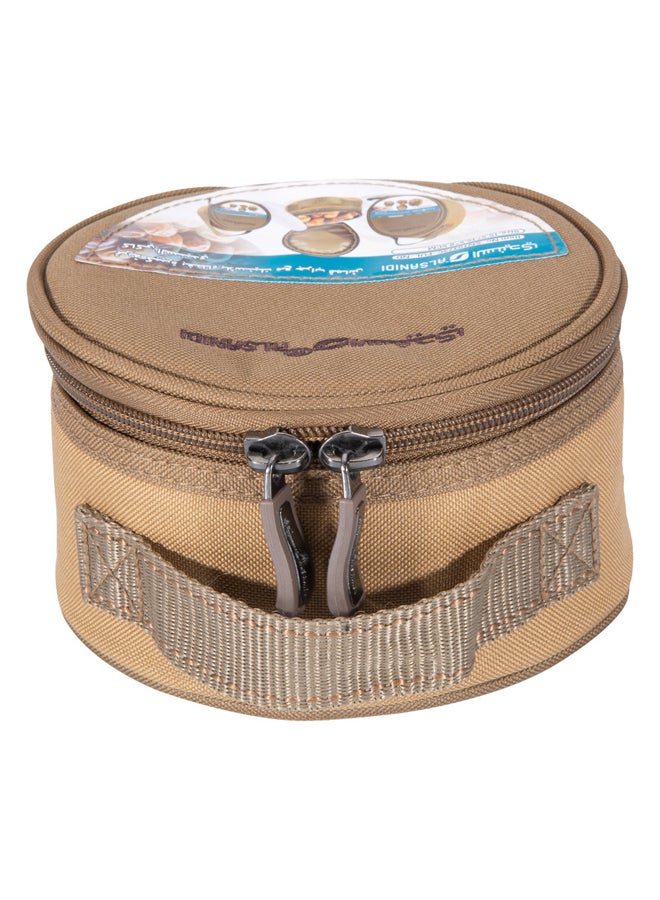 AL SANIDI Stainless steel dates storage With Bag, dates Storage, Silver, big  - Image 4