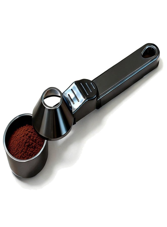 3DSKY Coffee Measuring Scoop with Funnel, 2 Tablespoon Reusable K Cup Funnel Coffee Scoop - Slide Design Mess-Free Spoon for Ground Coffee, Protein Powder, Tea (1PK) - Image 1