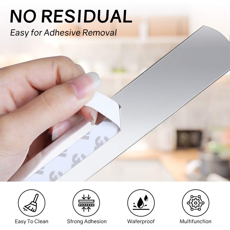 HitLights Double Sided Tape Heavy Duty, 164ft Waterproof Mounting Adhesive Tape, Removable Tape for Walls, Poster, LED Strip, Car Trim, Home/Office Decor, Craft Project, Made of 3M Tape, White (164ft x 0.39in) - Image 5