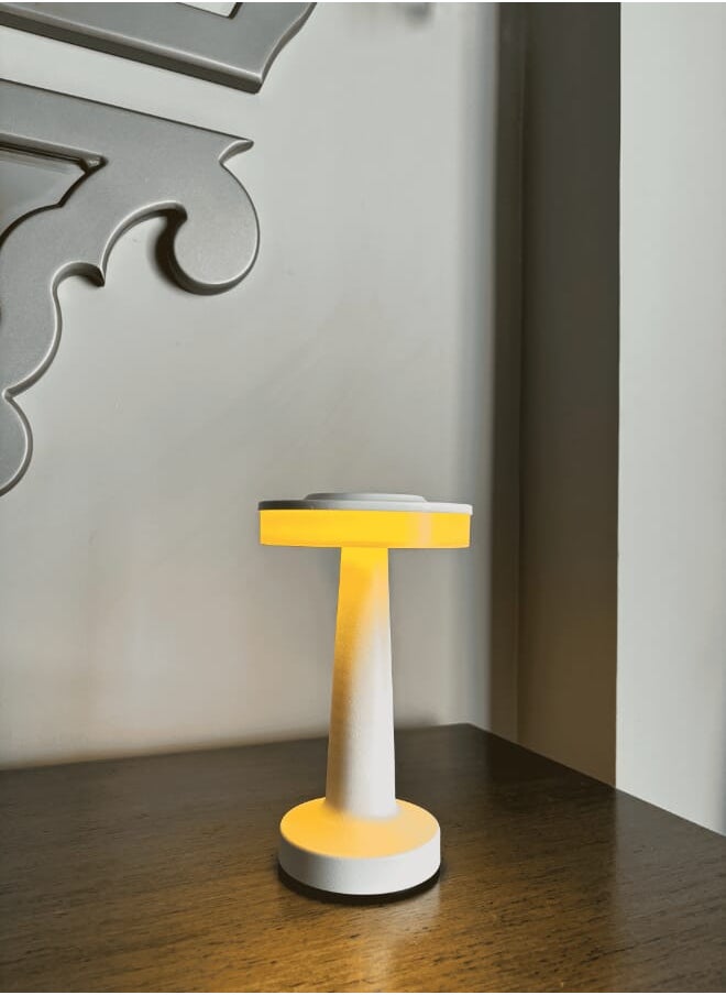 Evren Rechargeable Cordless Touch control Eclipse base Table Lamp  - Image 3