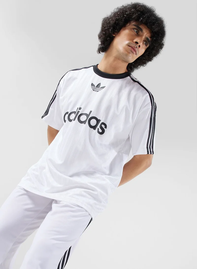 adidas تيشيرت رجالي أدي كولور بولي تي أبيض أوريجينالز