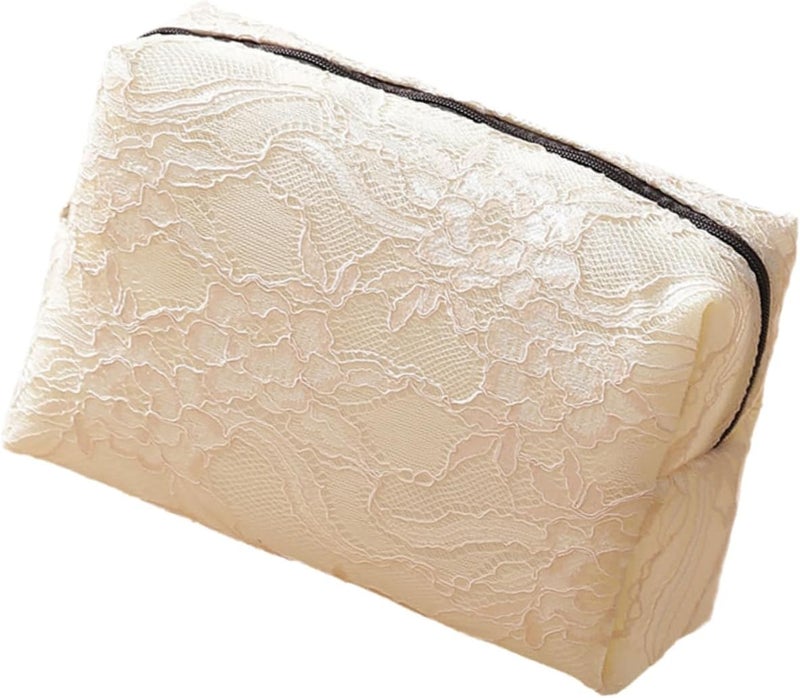 Lace Cosmetic Bag,Nylon Meshes Makeup Bag,Multipurpose Makeup Pouches,Travel Essential Beauty Bag for Women Toiletry Bag - Image 4