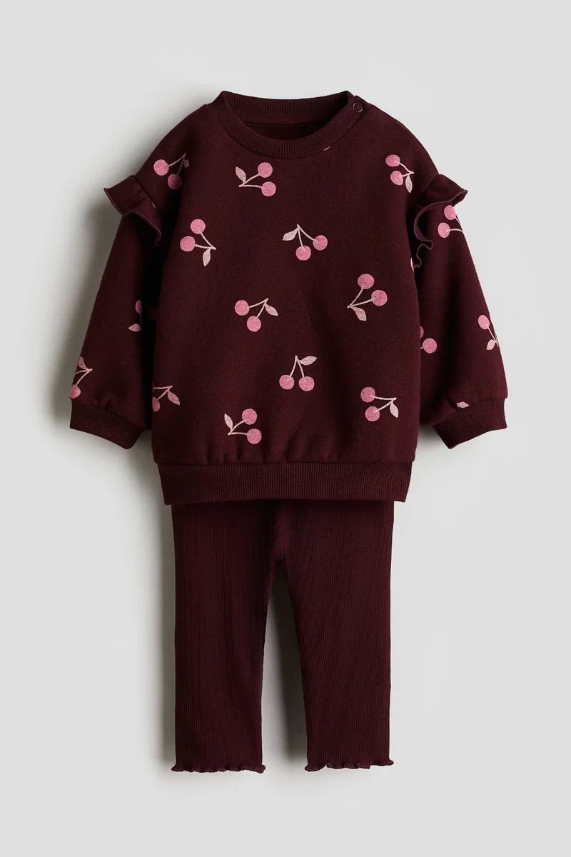 H&M 2-piece sweatshirt and leggings set