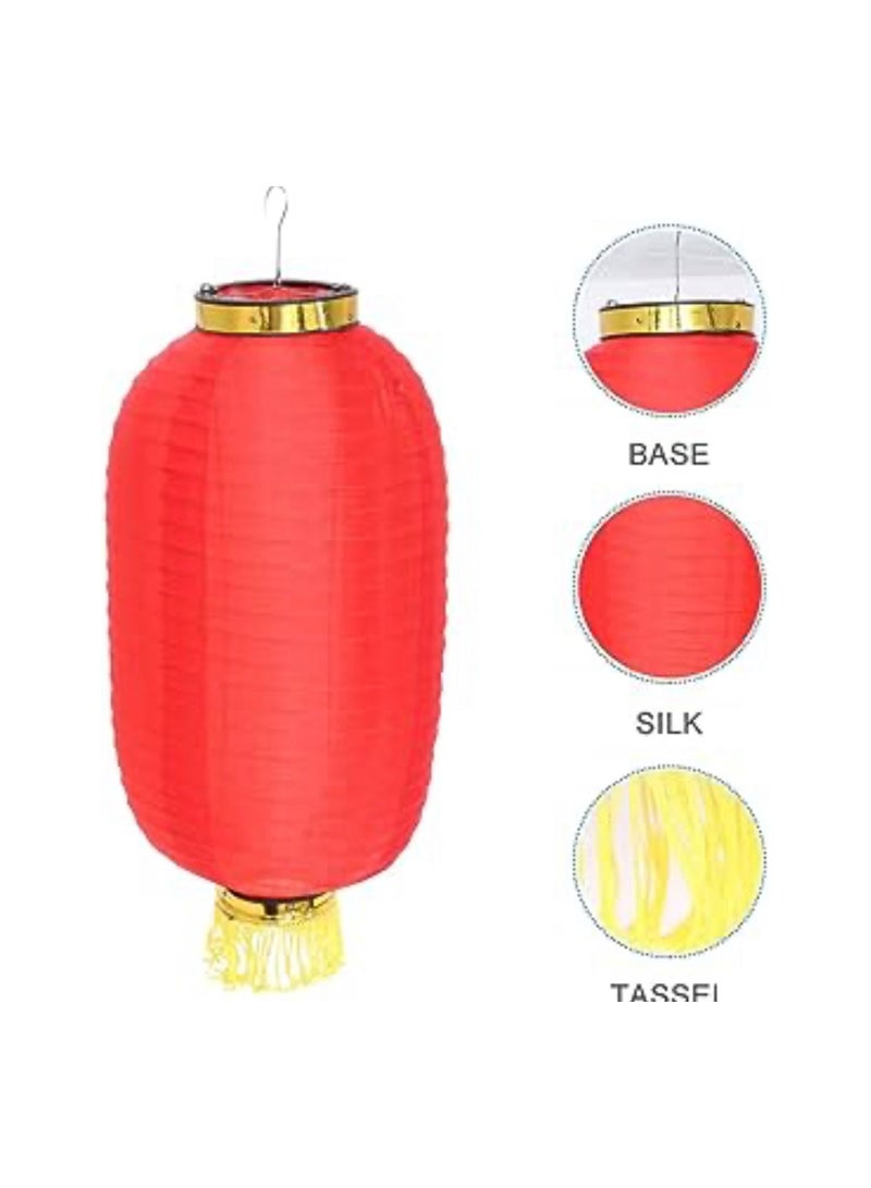 general Japanese Style Lantern, Japanese Party Decorations Red Silk Lantern. Hanging Lamp Bar Waterproof Festival Decor for Indoor and Outdoor. - Image 4