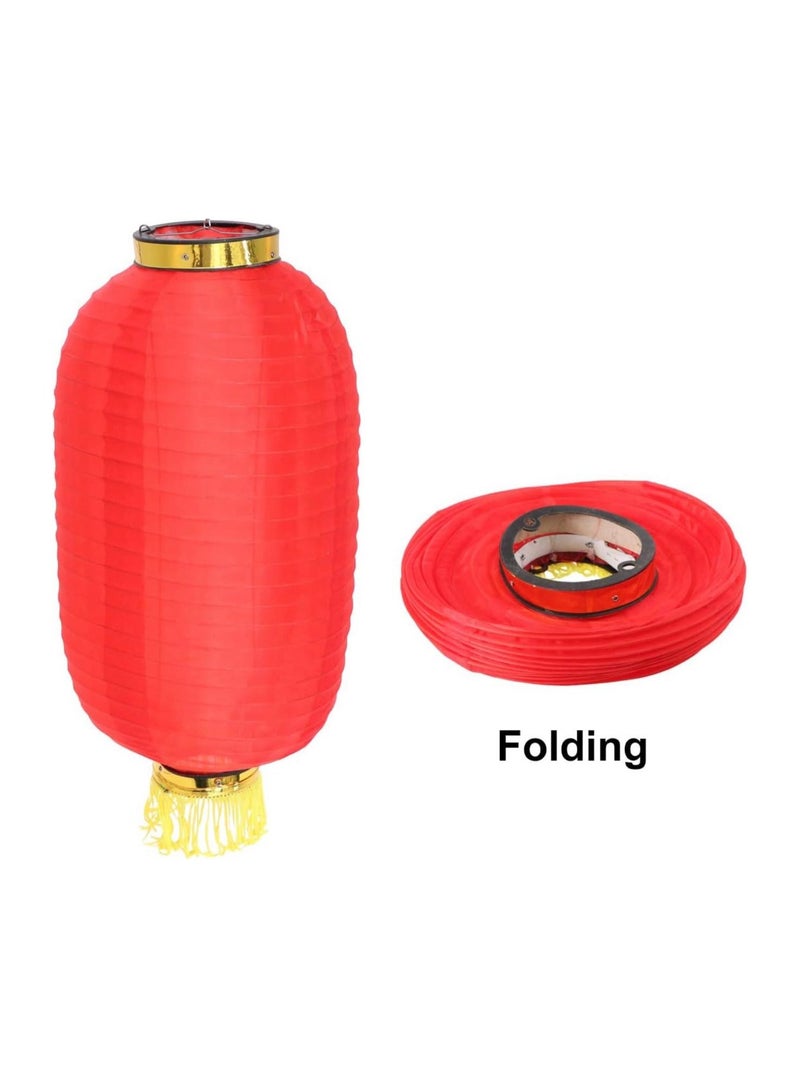 general Japanese Style Lantern, Japanese Party Decorations Red Silk Lantern. Hanging Lamp Bar Waterproof Festival Decor for Indoor and Outdoor. - Image 3