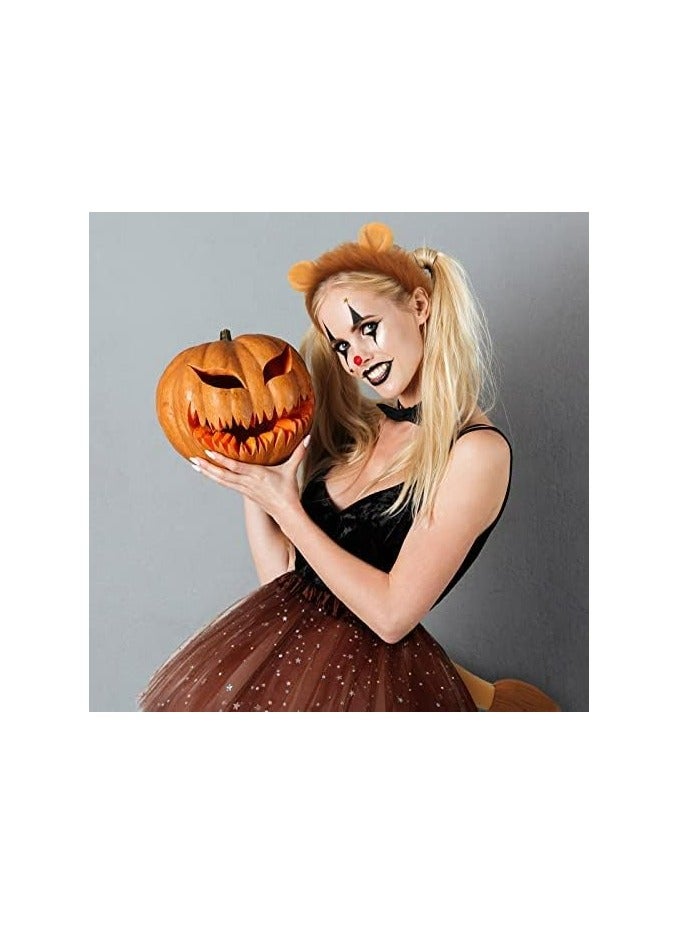 Lion Costume Set with Headband and Skirt for Girls and Women Perfect for Carnival and Cosplay - Image 5