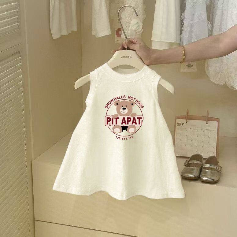 فستان صيفي للأطفال بشكل A - Image 2