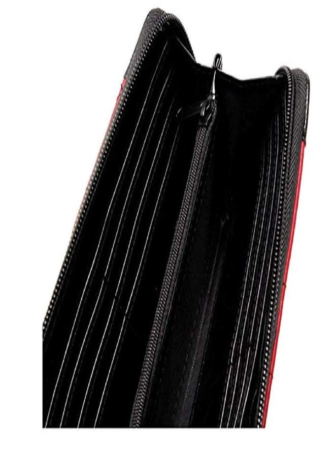 Deadpool Metal Badge Zip Around Hand Purse Clutch Wallet L88 - Image 2