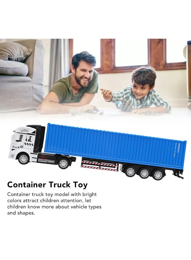 Toy Container Truck Truck Model Simulation Detachable Alloy Container Truck Toy Transport Truck Children Car Toys Gift for Kids Toddlers for 3 4 5 6 Years  - Image 5