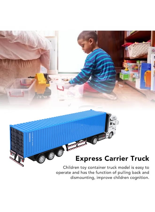 Toy Container Truck Truck Model Simulation Detachable Alloy Container Truck Toy Transport Truck Children Car Toys Gift for Kids Toddlers for 3 4 5 6 Years  - Image 4