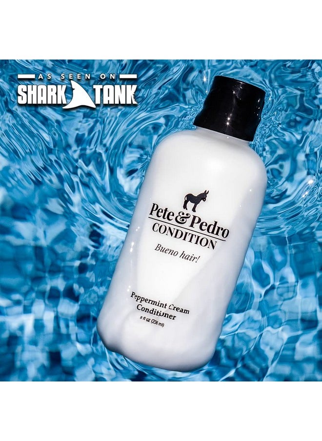 Pete & Pedro Pete & Pedro CONDITION - Peppermint Daily Conditioner for Men & Women | Creamy Conditioner Hydrates & Heals Dry, Damaged Hair | As Seen on Shark Tank, 8.5 oz.  - Image 5