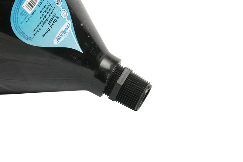 WirthCo 32410 Funnel King 1" Thread Polyethylene Drum Funnel - 3 Quart Capacity, 1” Thread - Image 3