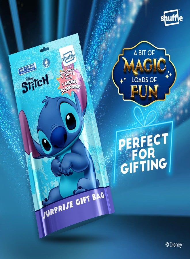 Shuffle Stitch Surprise Gift Bag for Kids | 6-in-1 Disney Stitch Activity & Stationery Set with Mega Surprise | Birthday Return Gift - Image 2