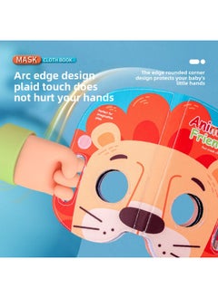 Generic Children's Varied Baby Mask Book Baby Tear Not Rot Cave Book Parent-child Mixed Tear Book Educational Toys-Color:Ryb1022-72 Character Theme Mask Book  - Image 5