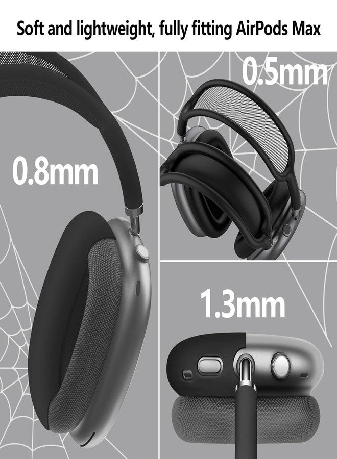 TYSORETY 3-in-1 Silicone Case Cover for AirPods Max Headphones, Apple AirPod Max Accessory Protective Cover, Headband/Ear Cups/Ear Pad Covers, Anti-Scratch and Sweatproof - Image 4