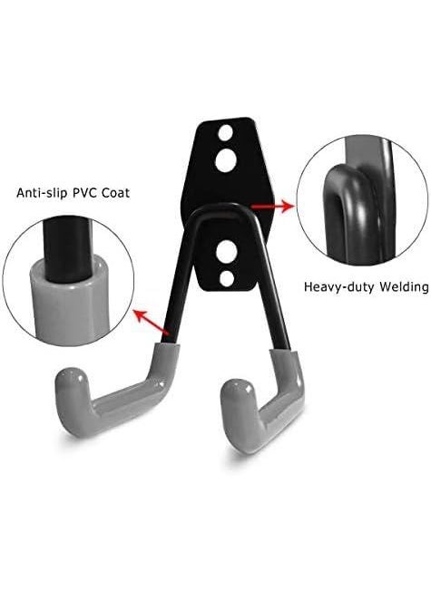 FAMOUS SHOP famous shop Wall Mount Hooks Heavy Duty for HomeWarehouse Storage ToolUtility Garage Hooks for HangingWall Hooks Organization Tool for Power ToolsLaddersBulk ItemsBikesRopes and More Equipment  - Image 2