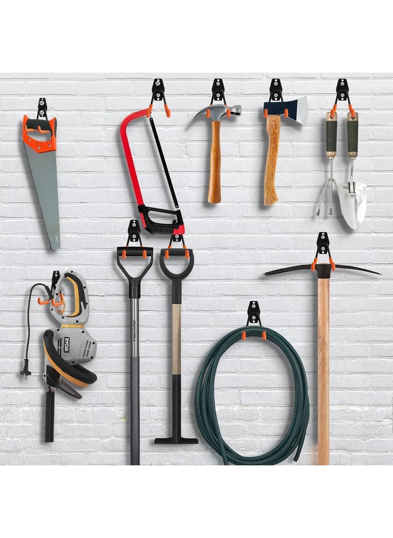 FAMOUS SHOP famous shop Wall Mount Hooks Heavy Duty for HomeWarehouse Storage ToolUtility Garage Hooks for HangingWall Hooks Organization Tool for Power ToolsLaddersBulk ItemsBikesRopes and More Equipment  - Image 3