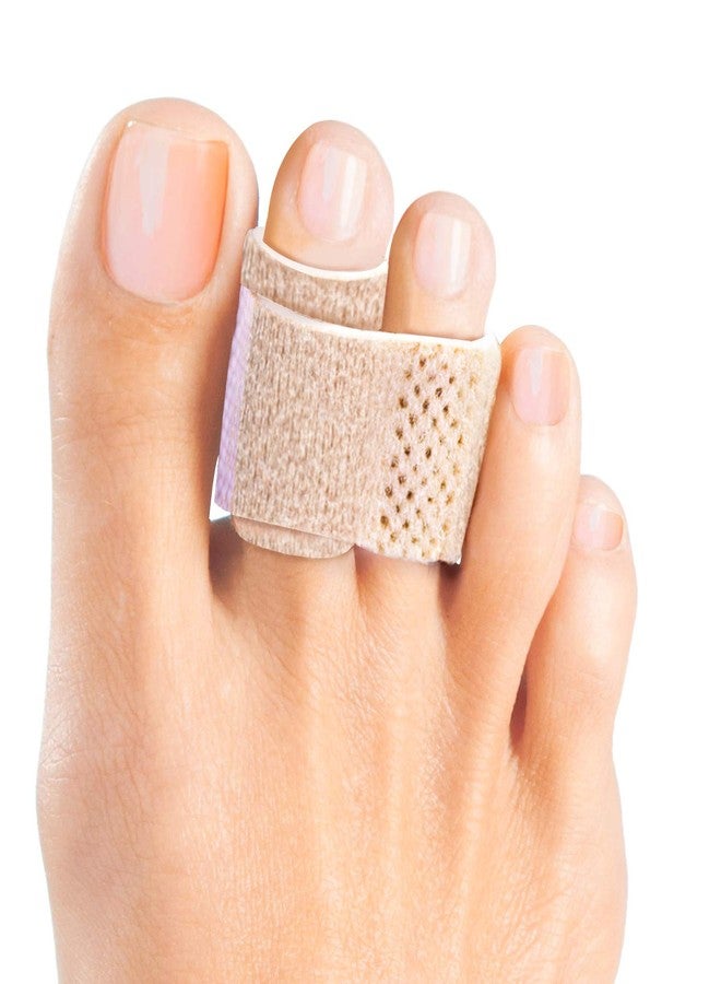 Welnove 6Pcs Hammer Toe Wraps, Broken Toe Splints, Toe Cushioned Bandages for Correcting Hammer Toes, Broken Toes, Crooked Toes & Overlapping Toes - Image 1