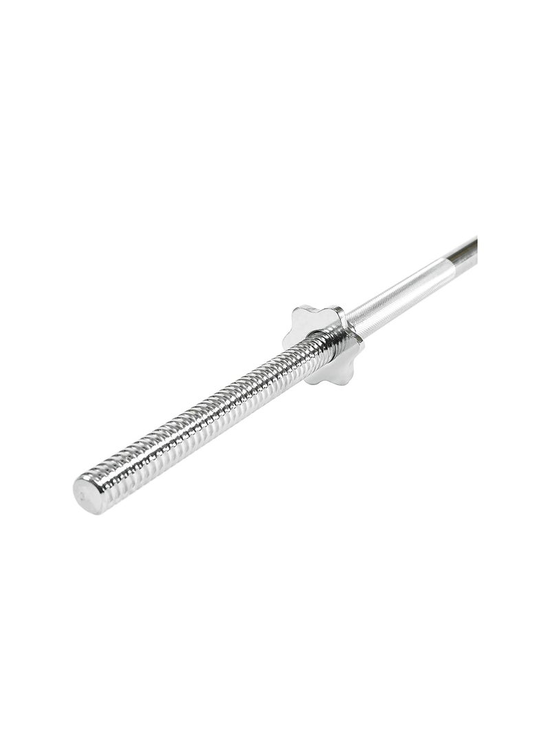 H PRO HM Sports 120cm Chrome Straight Bar | For Tricep Pushdowns, Bicep Curls and Strength Training - Image 2