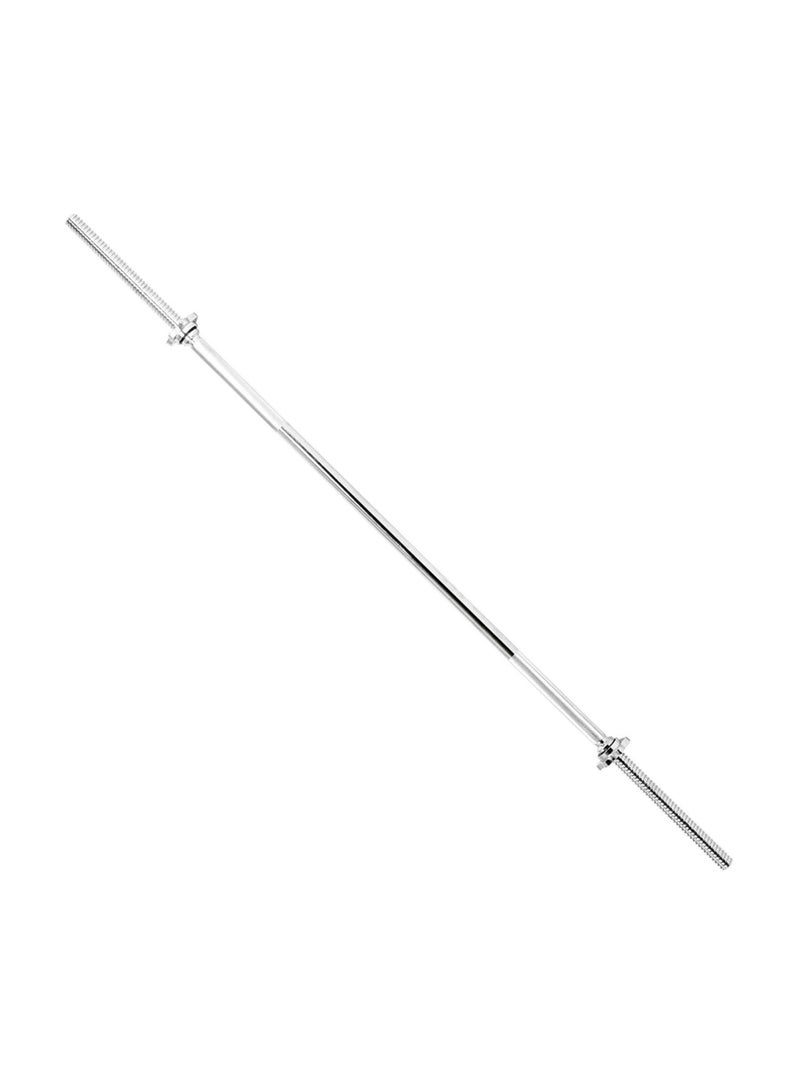 H PRO HM Sports 120cm Chrome Straight Bar | For Tricep Pushdowns, Bicep Curls and Strength Training - Image 1