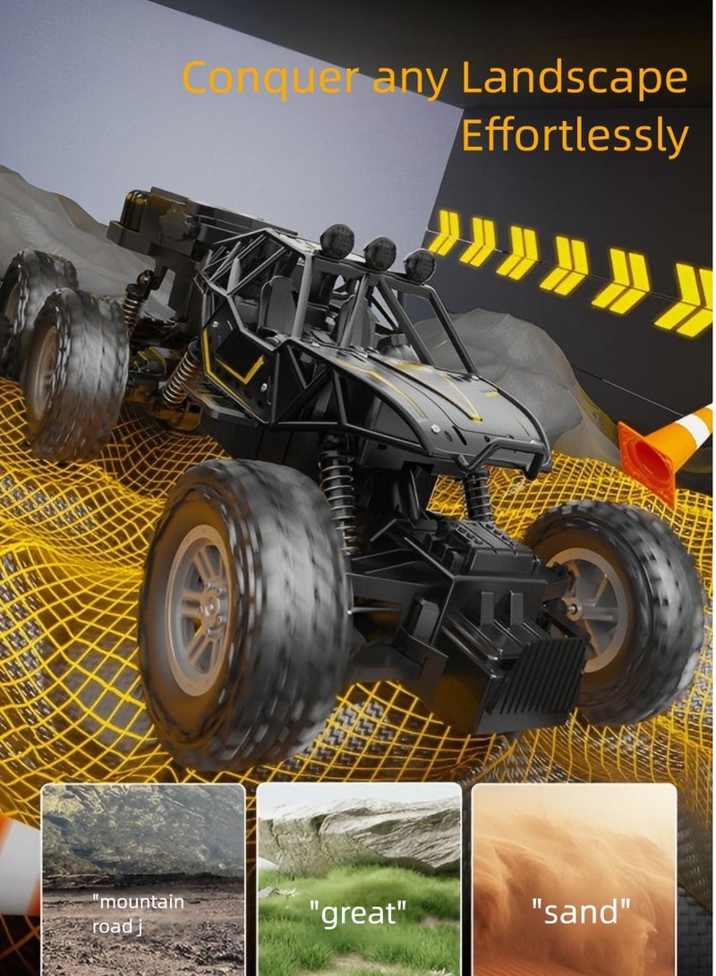 هالاكيدس شاحنة للطرق الوعرة 2.4 GHz بجهاز تحكم عن بعد البرمائي ، 6 عجلات بسرعة ، مقياس 1: 14 ، إطارات بحجم أكبر. بطارية 2000 مللي أمبير ، شحن USB - Image 3