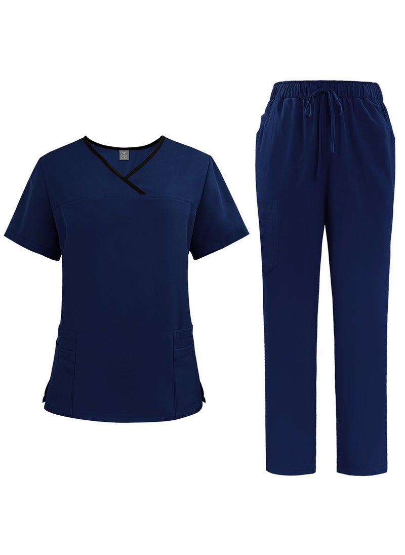 KUYING New V-neck Split Style Medical Work Uniform  - Image 1