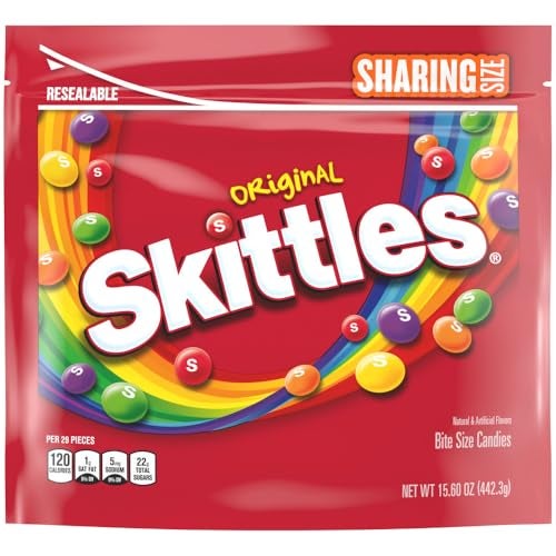 SKITTLES Summer Candy Sharing Size Bag Chewy Fruit Bulk Candy for Movies Traveling Parties and More 156 oz - Image 5