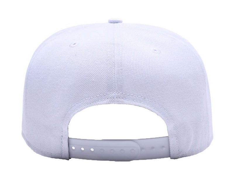 Quanhaigou Embroidered X Snapback Hats for Men and Women Adjustable Hip Hop Boy Baseball Cap White - Image 5