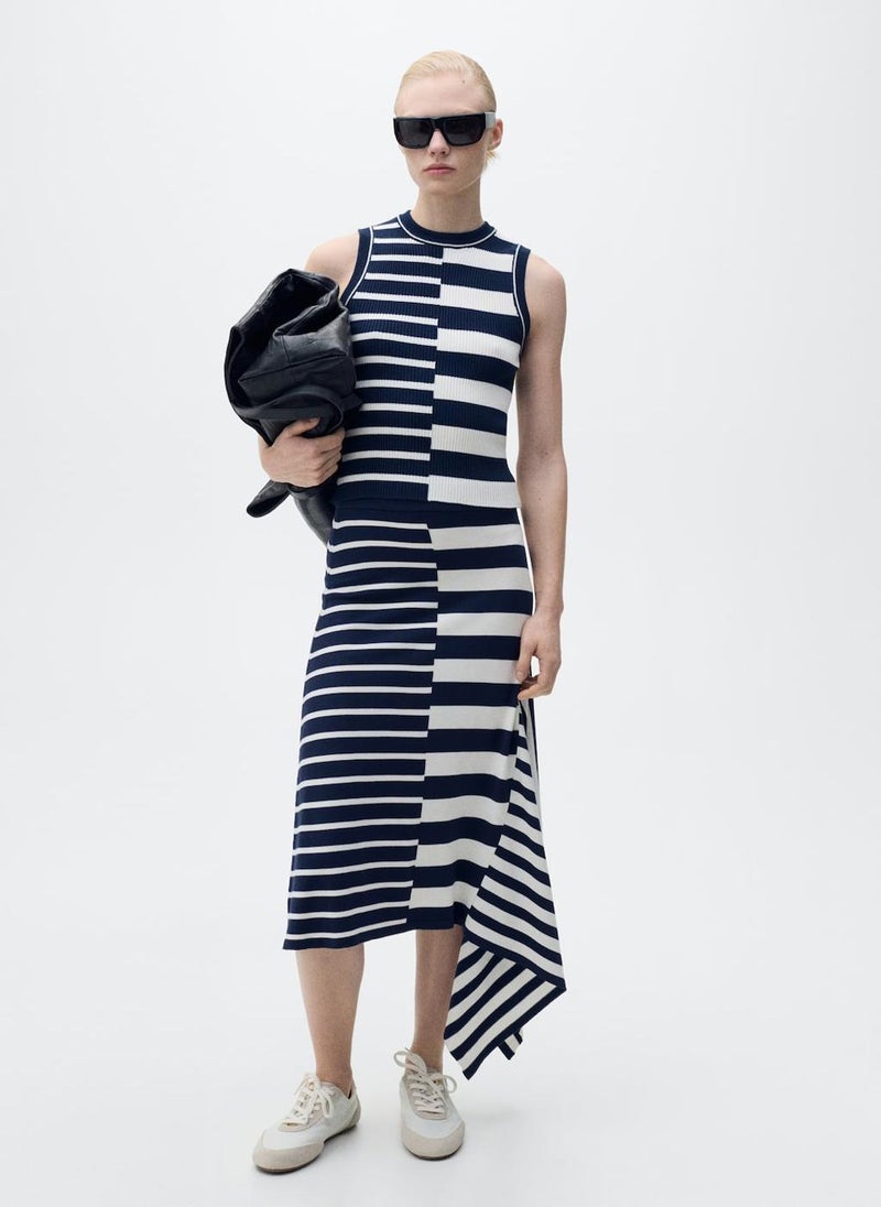 MANGO - Striped Knit Top - Image 1