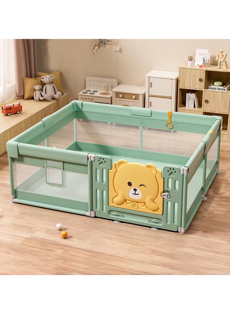 DubaiGallery Baby Playpen Small Infant Play Pen with Gates Robust Safety Playpen Indoor Outdoor Children's Toy Pen Activity Toddlers Playpen - Image 1