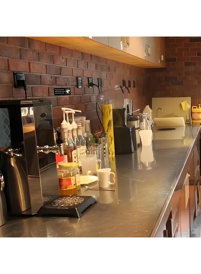 Employees Must Wash Hands Before Returning To Work Self Adhesive Acrylic Sign 7 8x3 Inch - Image 3