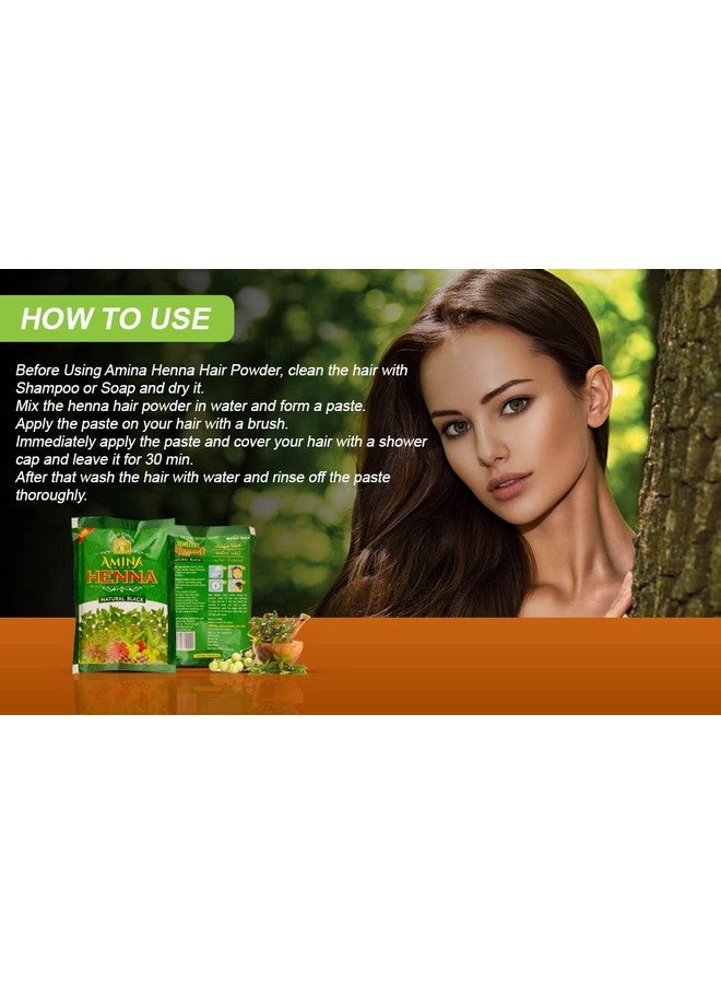 Amina Henna, Natural Black Mehndi Powder, 250 G (Pack Of 10) - Image 4