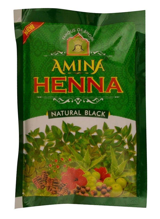 Amina Henna, Natural Black Mehndi Powder, 250 G (Pack Of 10) - Image 2