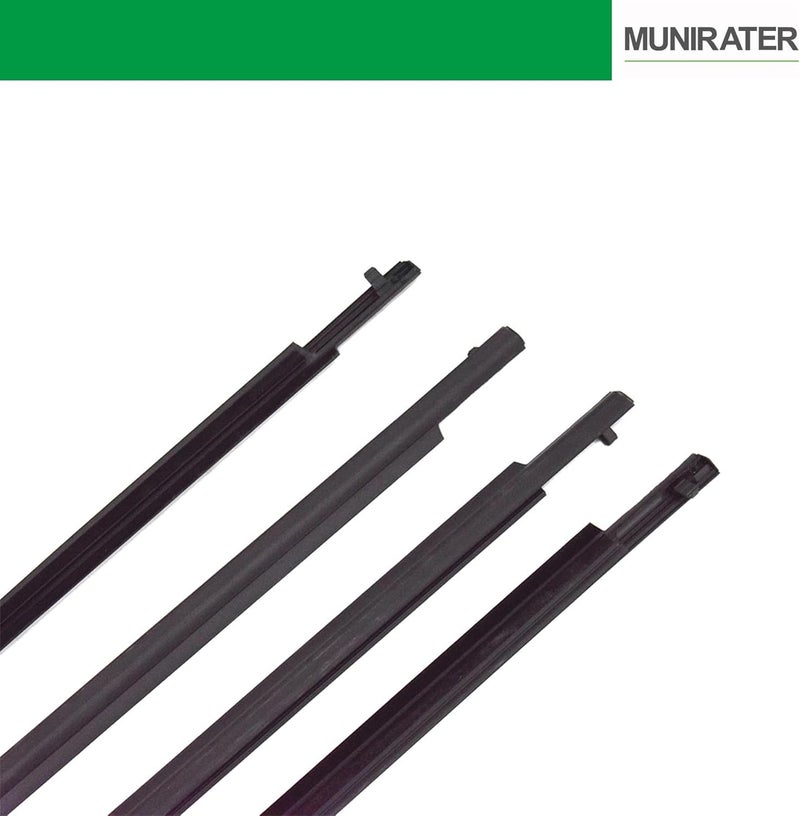 munirater Weatherstrip Window Moulding Trim Seal Belt Replacement for 2009-2012 Toyota Corolla - Image 3