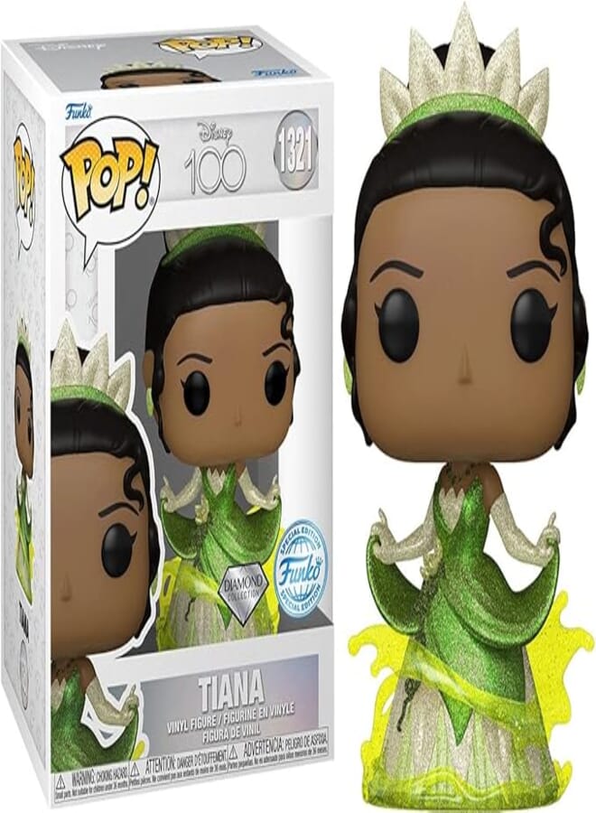 Funko Pop! Cartoon Animation : Disney - D 100 - Tiana (DGLT)(Exc)