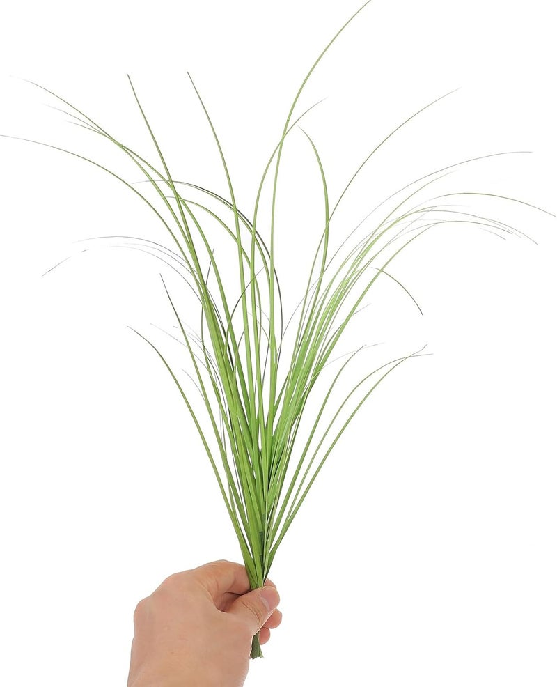 SECFOU 8pcs Artificial Reed Grass Faux Plant 40cm Simulation Greenery for Vase Home Décor Indoor Small Fake Plants - Image 4