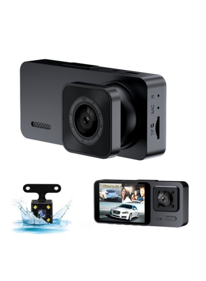 Generic Three Cameras Smart Dash Cam Pro Plus Sets 1MP Resolution/Free Wifi / 24-hours Parking Monitor / 170 Degree Wide View Angle  - Image 1