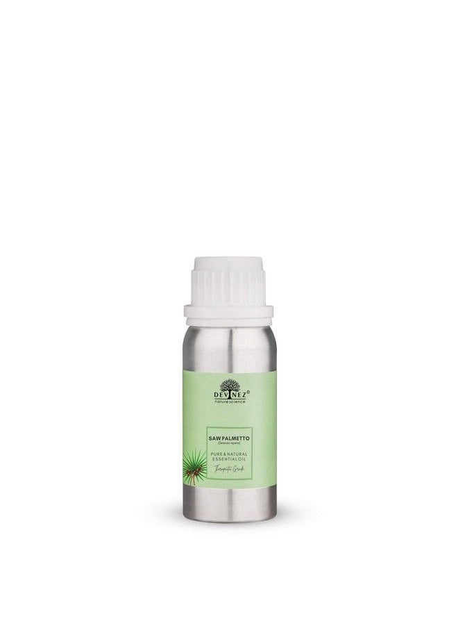 Devinez Saw Palmetto Certified Oil 100Ml (Serenoa Repens) 100% Pure Natural & Undiluted Therapeutic Grade In Anodized Aluminum Bottle  - Image 2