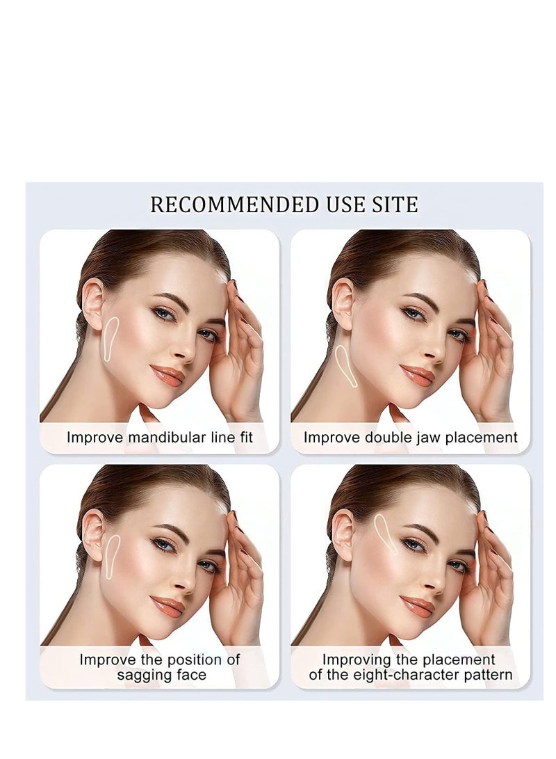 Cool Baby Style 40 Pieces Face Lift Tapes Lifting Patch Invisible V line Face lift Sticker Neck and Eye makeup Lift strips, White - Image 4