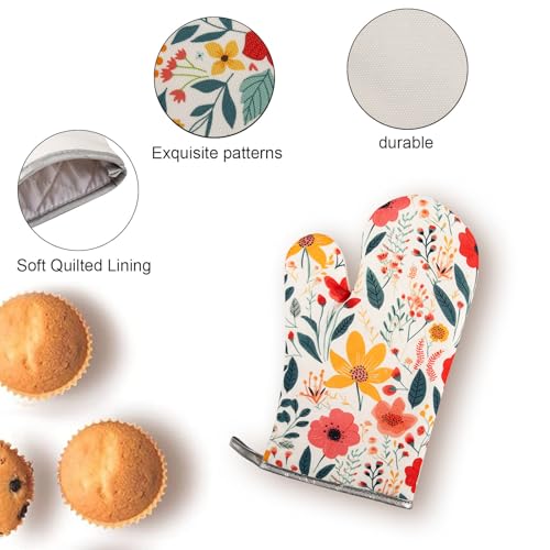 QEES Pioneer Woman Insulated Casserole Carriers for Hot or Cold Food+Oven Mitts and Pot Holders Sets,Oven Gloves+Hot Pads.Pioneer Woman Kitchen Stuff.Pioneer Woman Kitchen Accessories,Gifts for Women (3) - Image 3