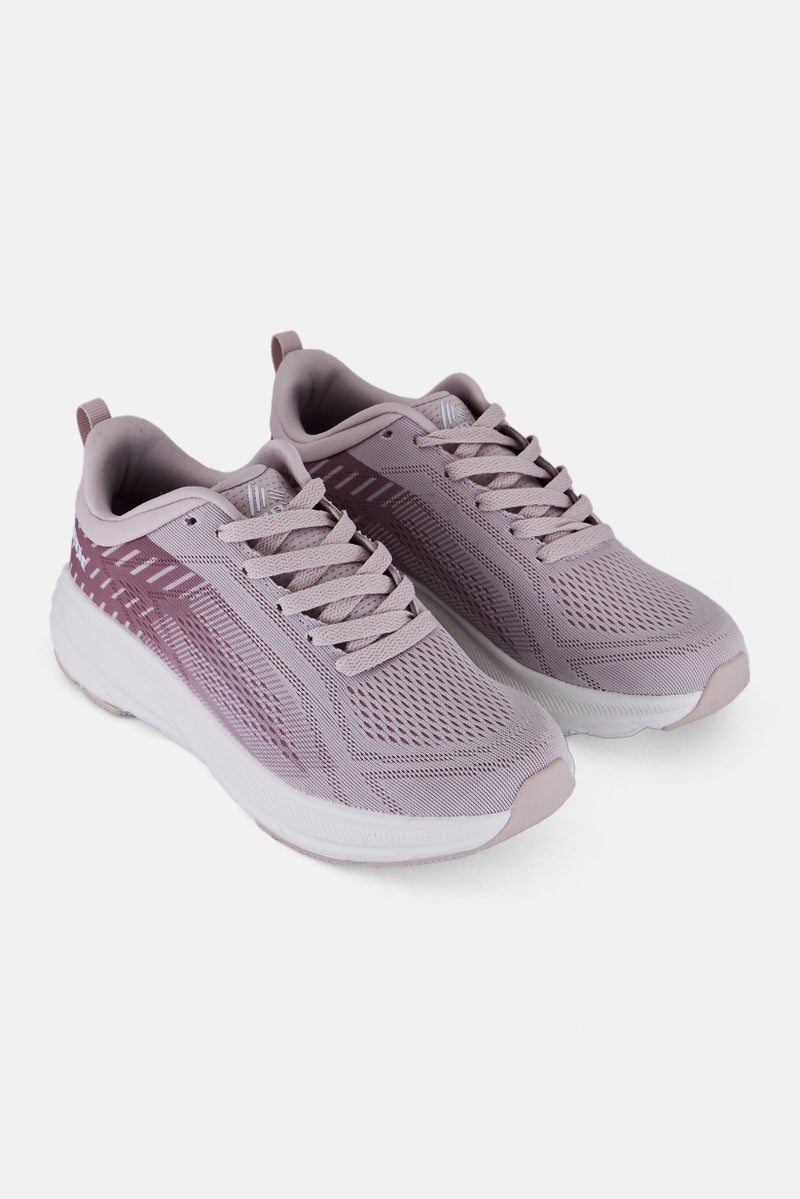 RBX Women Lace Up Running Shoes, Dusty Pink - Image 1